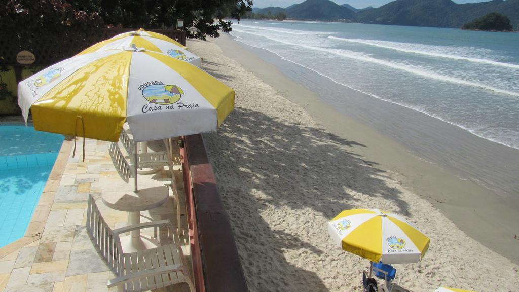 Pousada Casa Na Praia Ubatuba Exterior foto